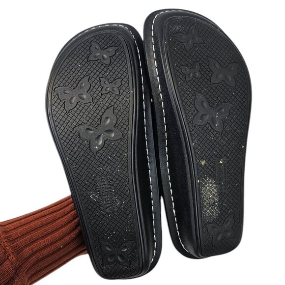 Alegria Womens Seville Leather Comfort Clogs, Mules, Slip On, Black 37/ US 7 - Picture 5 of 8
